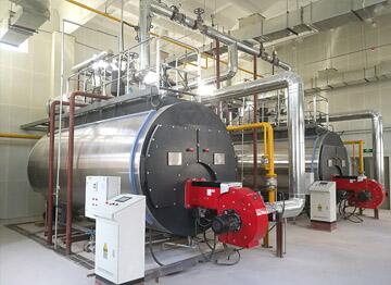 贵州恒大扶贫产业园2台6吨燃气热水锅炉